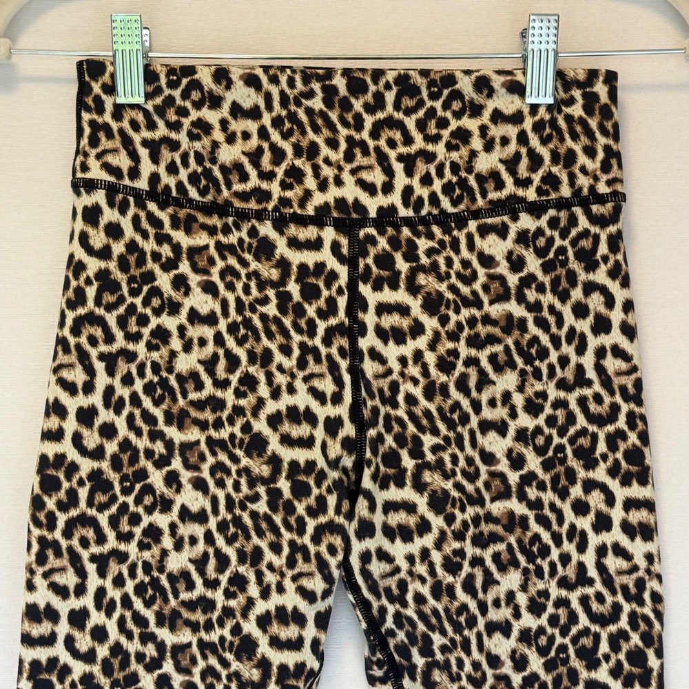 ZYIA Active Leopard Print‎ High Waisted Athletic Leggings Women's Size 6-8
